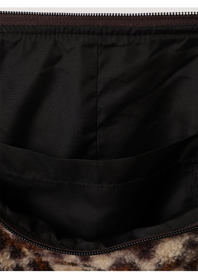 CryingCenter Assorted animal fur panelled cross-body bag Crying Center