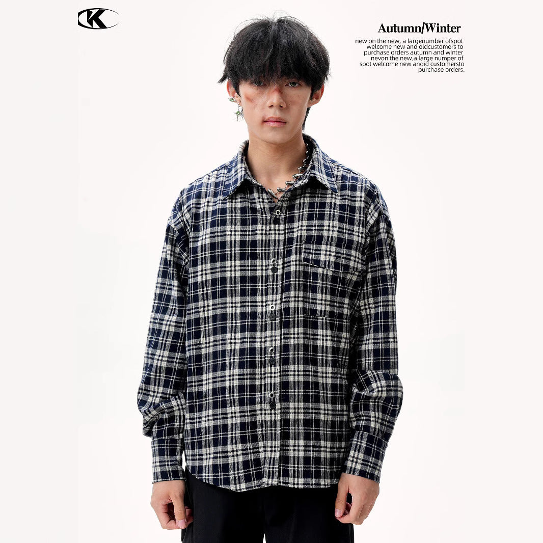 11KN Japanese plaid shirt