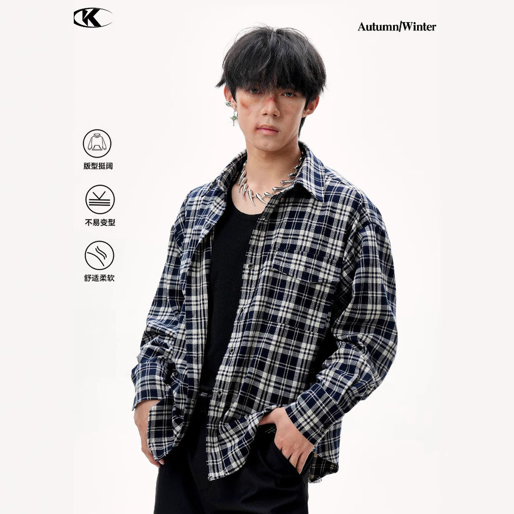 11KN Japanese plaid shirt