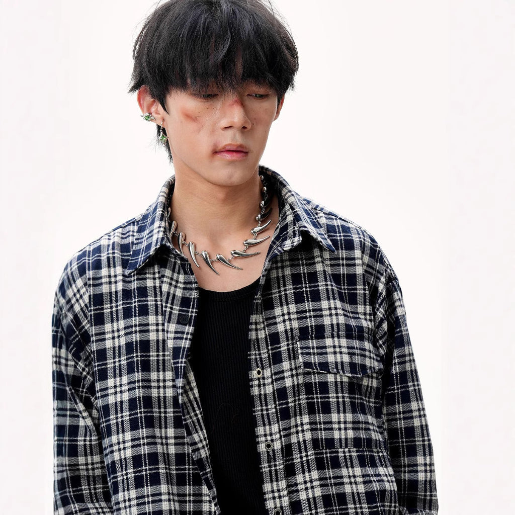 11KN Japanese plaid shirt