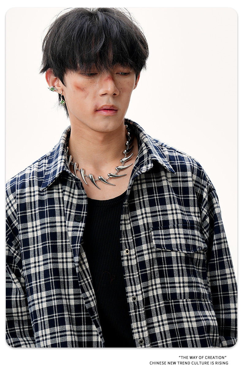 11KN Japanese plaid shirt