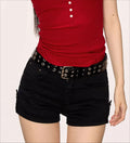 Cherry Melody High Waist Hip-wrapped Denim Shorts