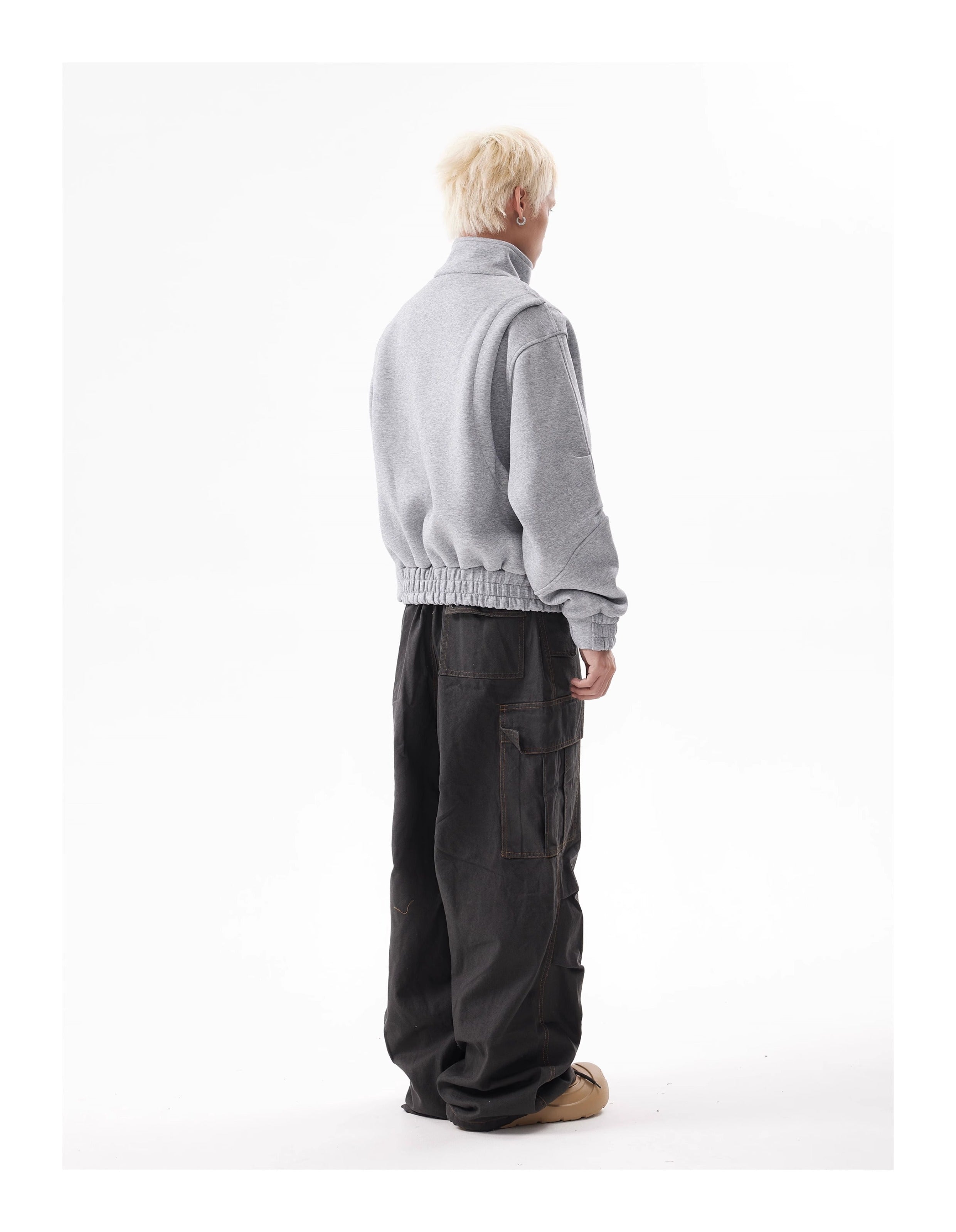 BTSG Vintage Washed Distressed Cargo Pants