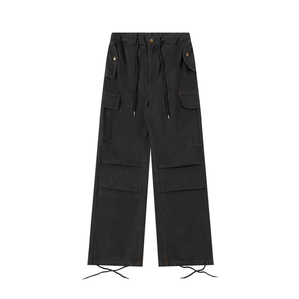 BTSG Vintage Washed Distressed Cargo Pants