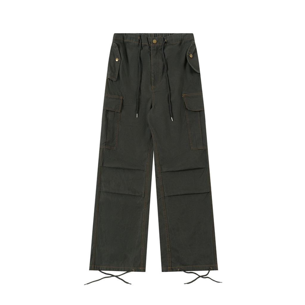 BTSG Vintage Washed Distressed Cargo Pants