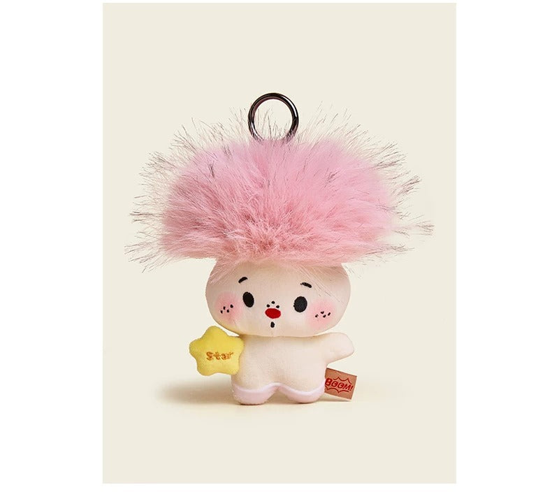 HAVEROSE Exploding Head Doll Pendant Plush Doll