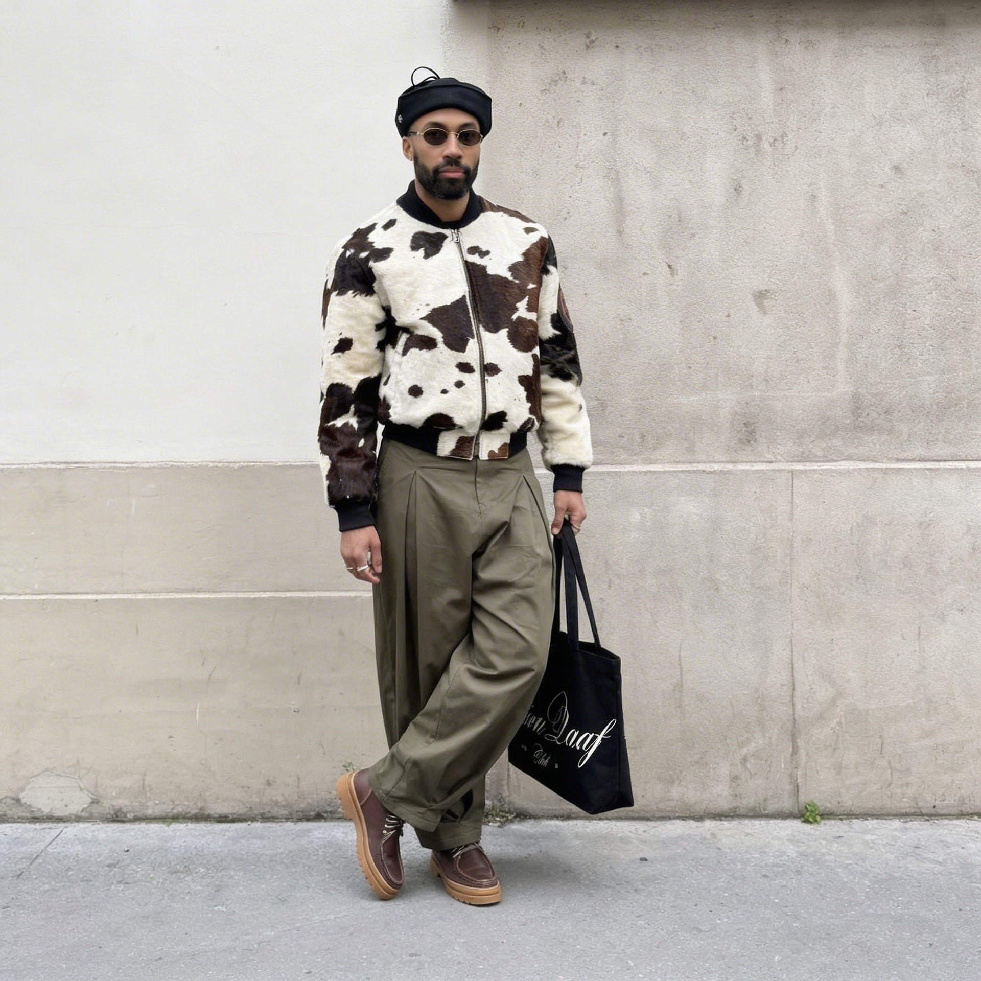 OPTIONQAAF SS/26 Club Limited Black Tote Bag