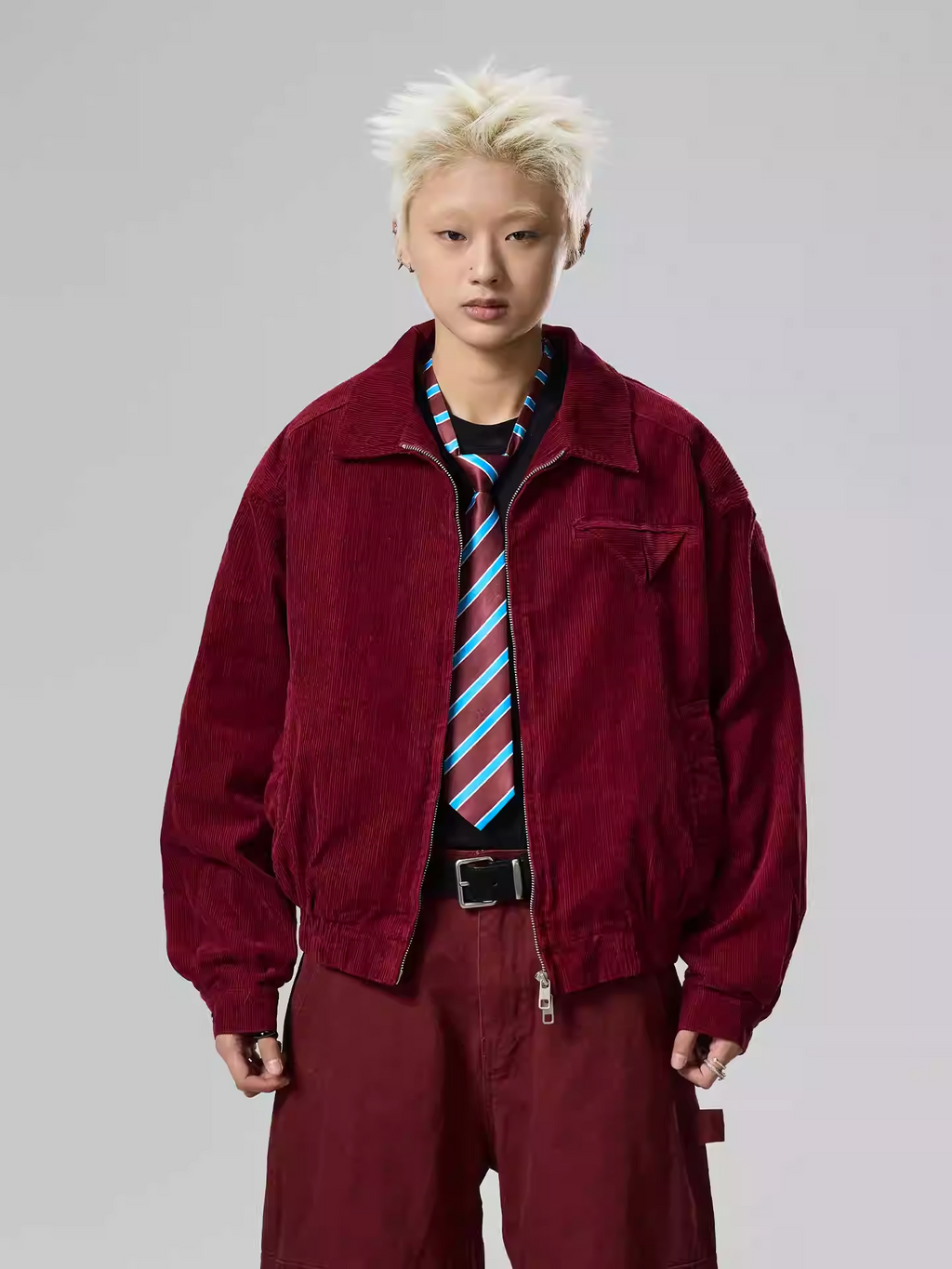 11KN Retro Corduroy Lapel Tooling Jacket