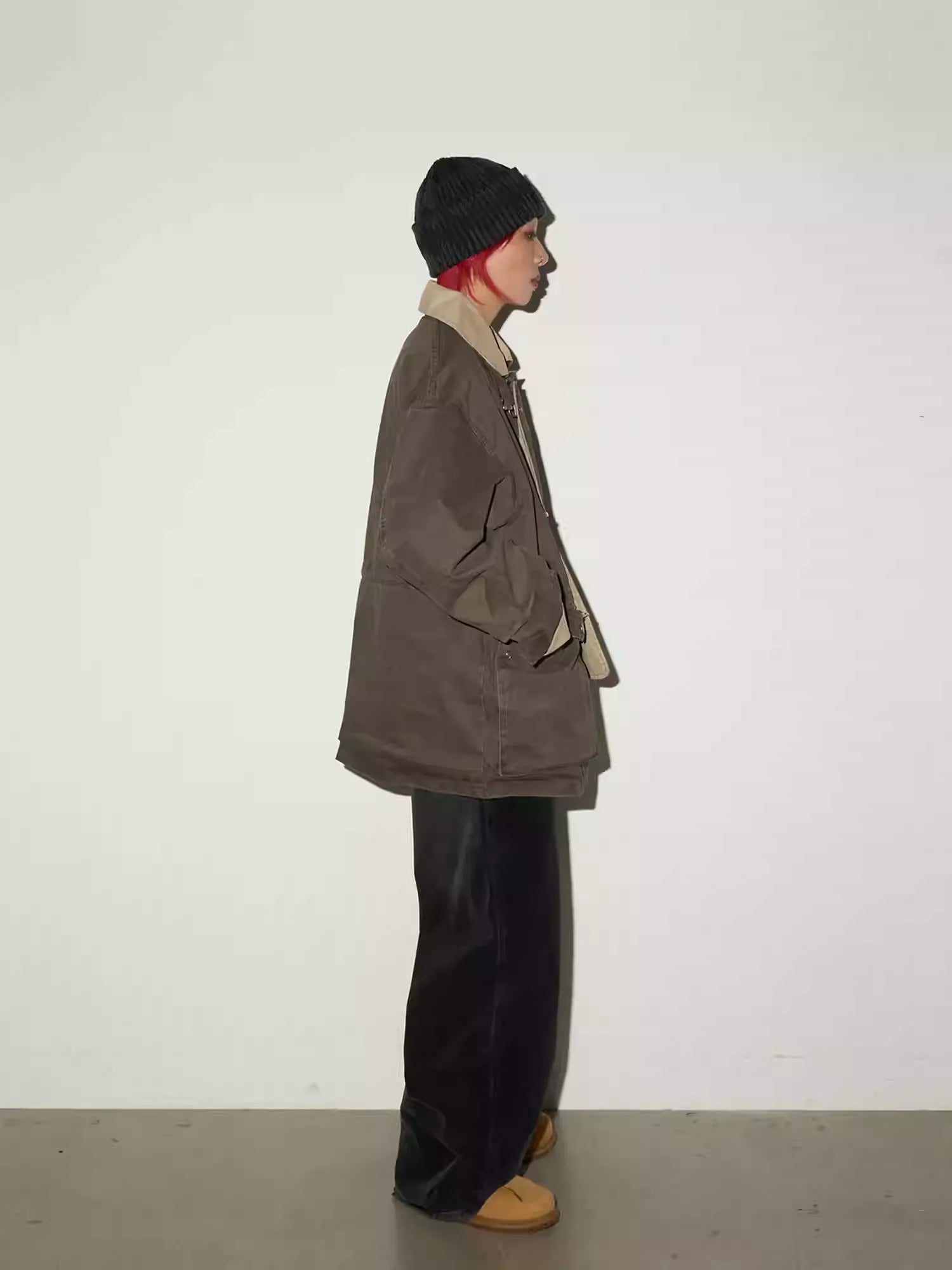 11KN Retro Contrasting Lapel Jacket