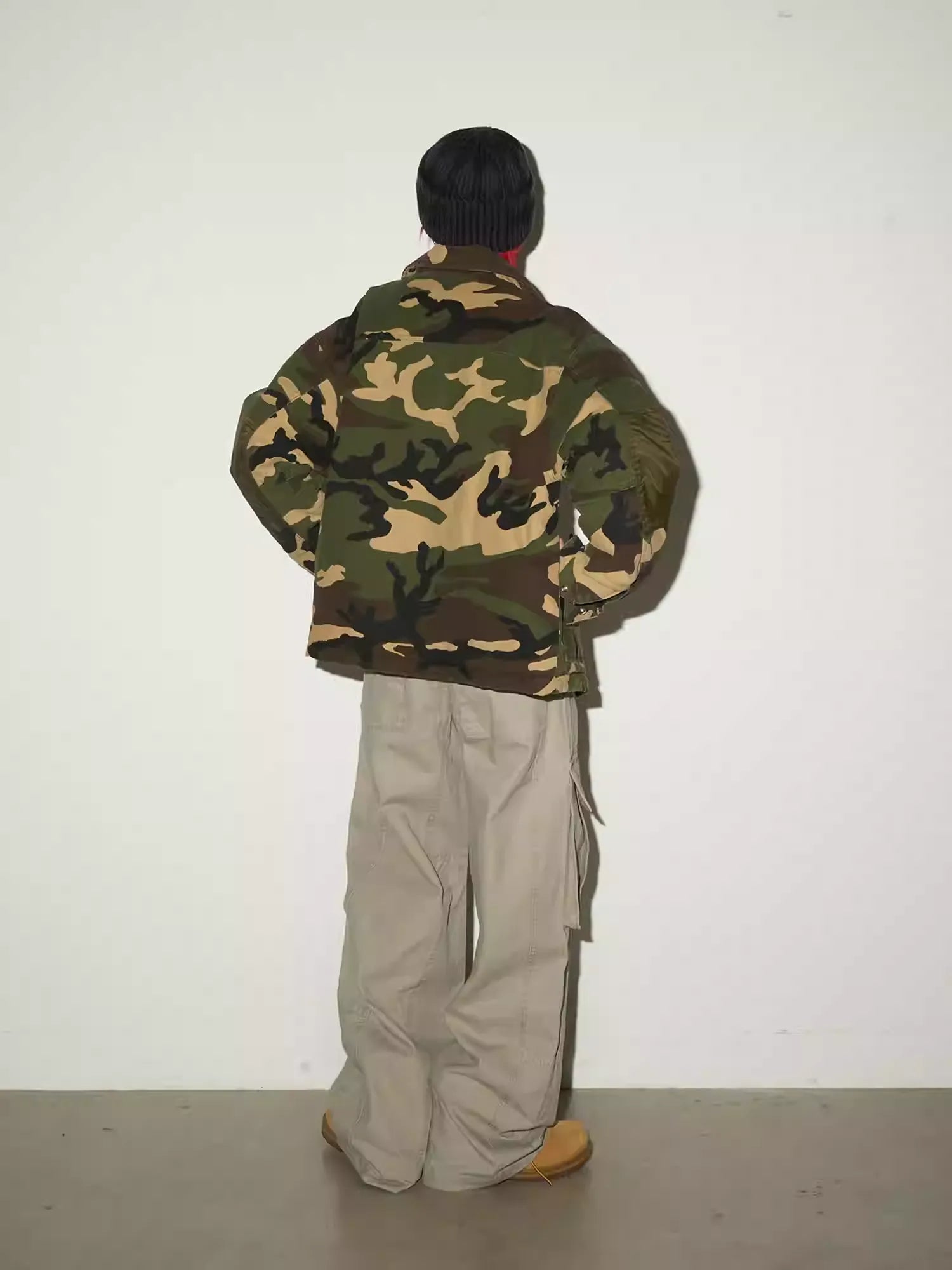 11KN Vintage Loose Camouflage Tooling Jacket