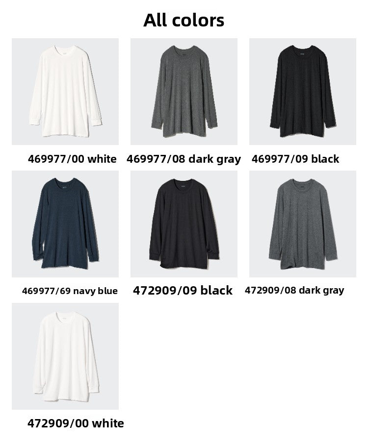 Uniqlo Crew Neck 9-point Sleeve Thermal Clothing