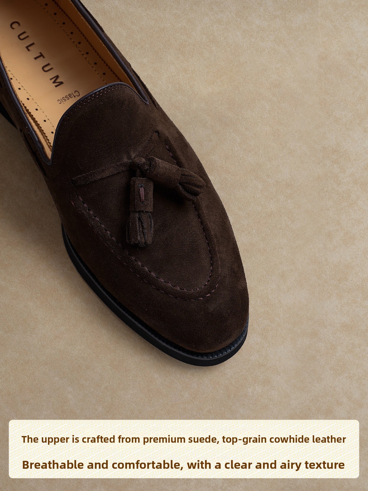 CULTA Round-head Suede Shoes