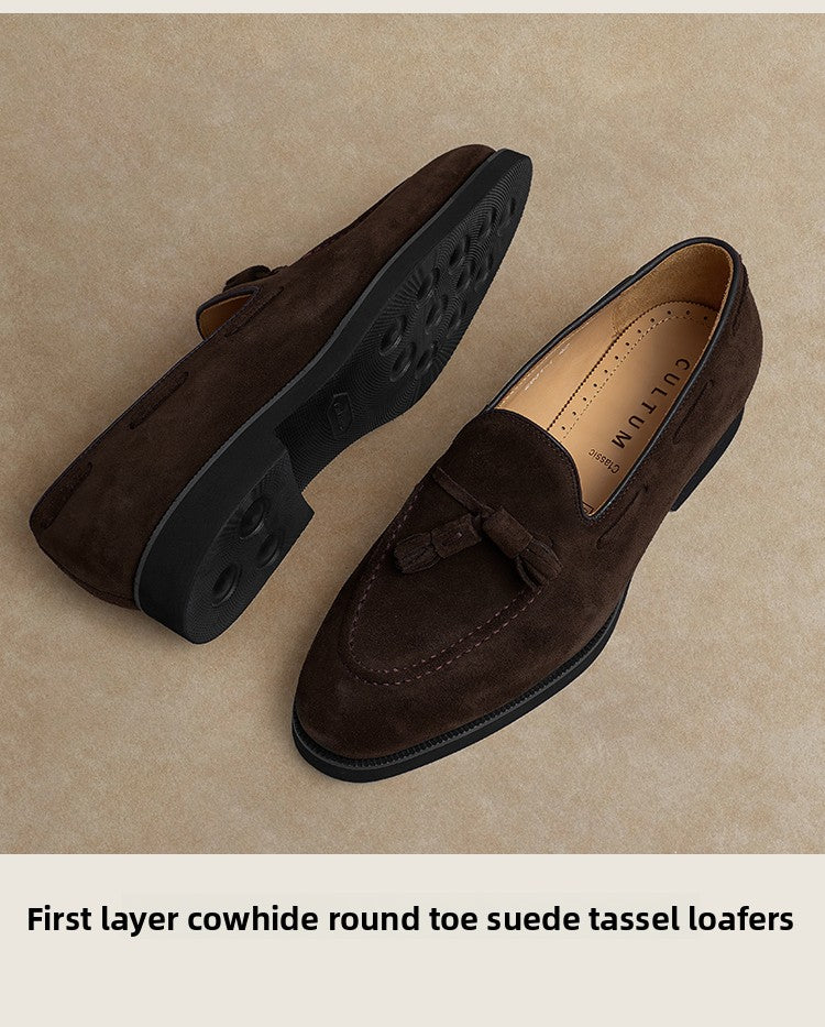 CULTA Round-head Suede Shoes