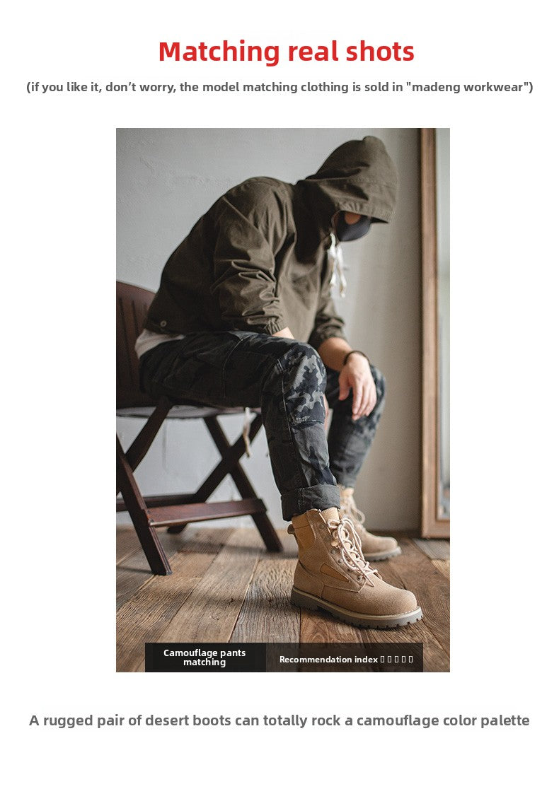 Maden British Style Cargo Boots