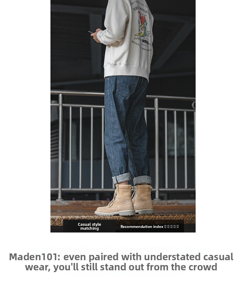 Maden British Style Cargo Boots
